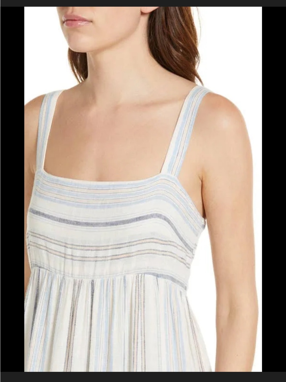 NWT Rails Blue & Cream Striped Maxi Dress, Medium ($198) - Picture 13 of 13